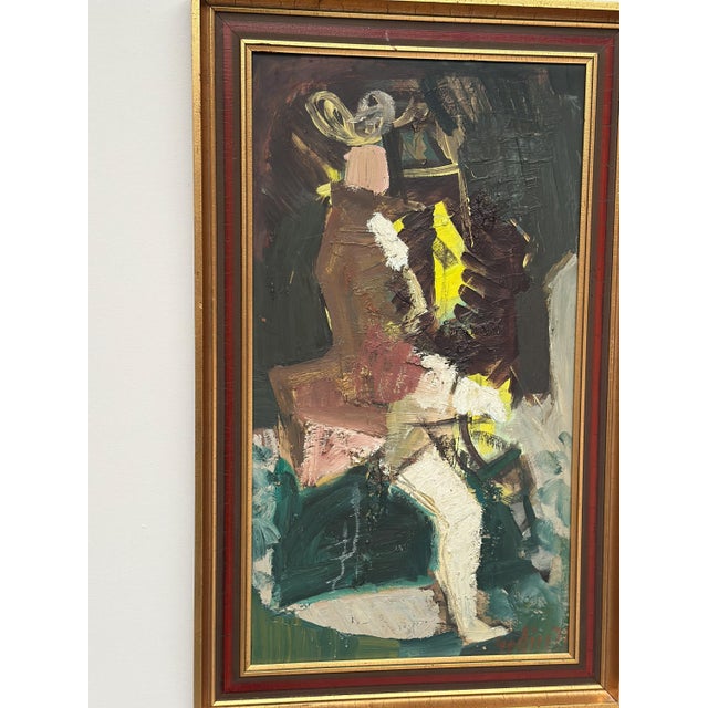 Ragnar Godin, Cirkusprinsessan, 1960s, Oil on Panel, Framed For Sale - Image 14 of 18