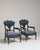 Wood Pair of Louis XV Upholstered Armchairs, Rococo Style, United Kingdom, 19th Century For Sale - Image 7 of 12