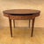 Oval Marquetry Side Table with Drawer, Early 20th Century For Sale - Image 4 of 10