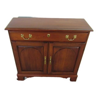 Harden Solid Cherry Console Cabinet For Sale