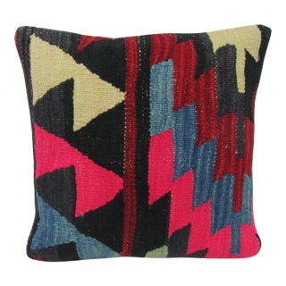 Turkish Colorful Kilim Cushion Cover For Sale