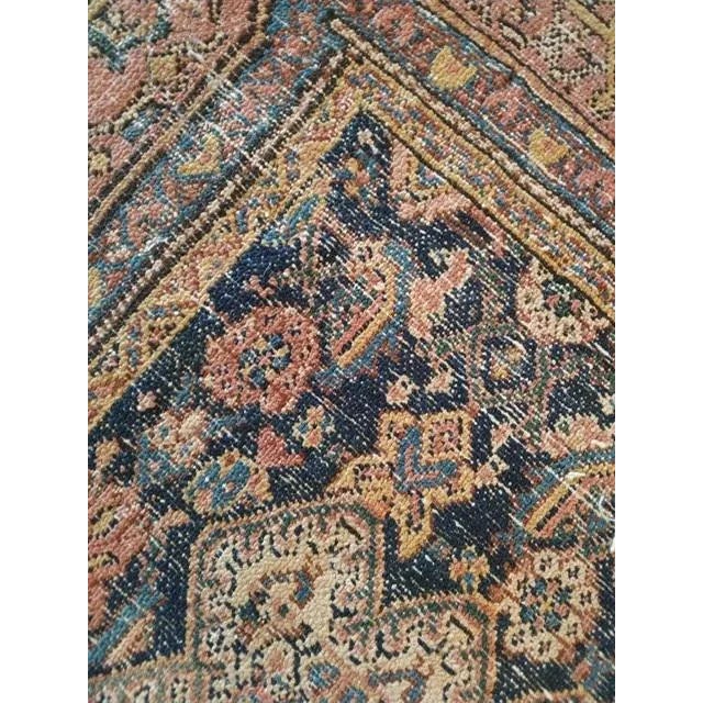 1920's Antique Persian Bibikabad, 4'3" X 6'7" For Sale - Image 4 of 6