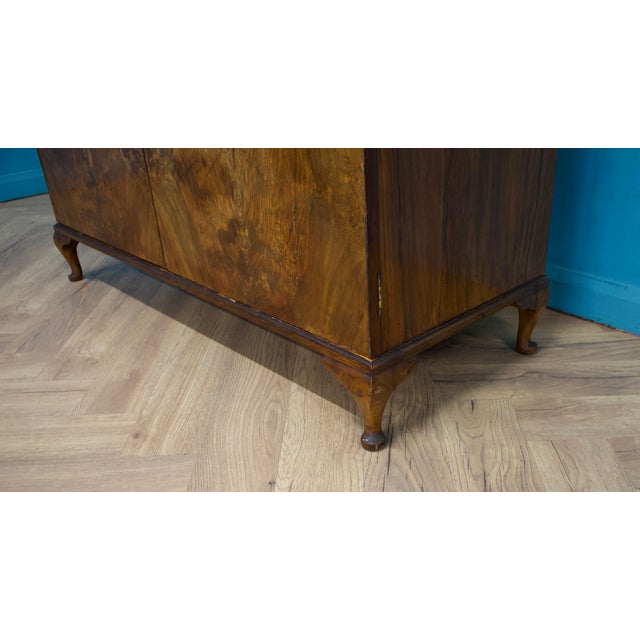 Art Deco Burr Walnut Wardrobe, 1930s For Sale - Image 6 of 11