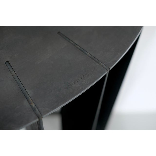 Blue Moon Console by Franck Robichez for Dritsh, Paris, 1990s For Sale - Image 11 of 11