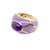 Early 21st Century Ladies 14K Yellow Gold Amethyst Cocktail Ring Size 7 For Sale - Image 5 of 9
