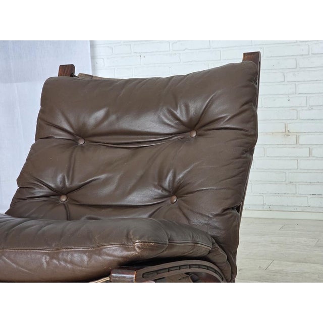 Norwegian Model Siesta Chairs and Ottoman by Ingmar Relling for Westnofa, 1970s, Set of 3 For Sale - Image 15 of 17