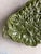 Art Nouveau Antique Majolica Green Ceramic Tray Shaped Like Grape Leaves and Fruits, Made in Portugal. For Sale - Image 3 of 5