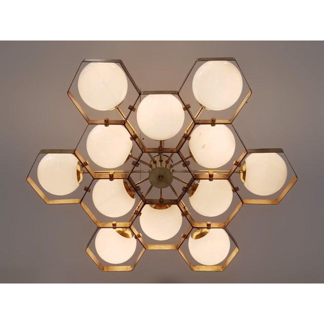 21st Century Honeycomb Chandelier by Fabio LTD For Sale - Image 9 of 10