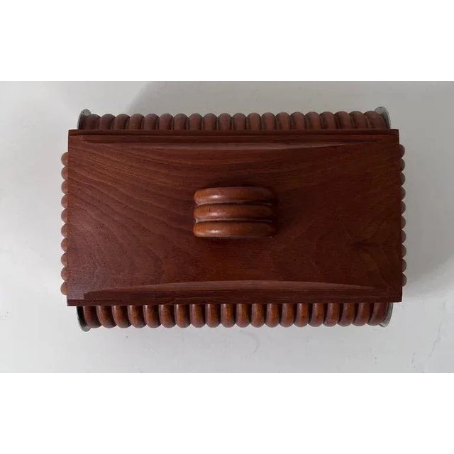 Wooden Hand Crafted French Art Deco Box For Sale In Los Angeles - Image 6 of 11