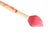 Mid 20th Century Vintage Handmade Carved Wood Red Paintbrush Sculpture For Sale - Image 5 of 6