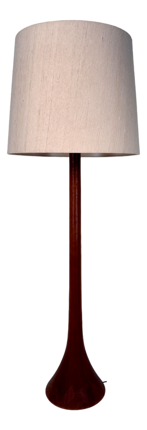 Large Sculptural Height-Adjustable Floor Lamp in Teak from Domus, Germany, 1970s