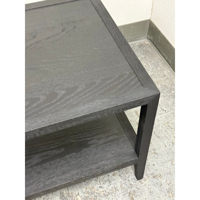 Restoration Hardware Van Thiels for Restoration Hardware French Contemporary Square Side Table For Sale - Image 4 of 12