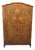 Vintage Art Deco Bur Walnut Compact Shelved Wardrobe, 1930 For Sale