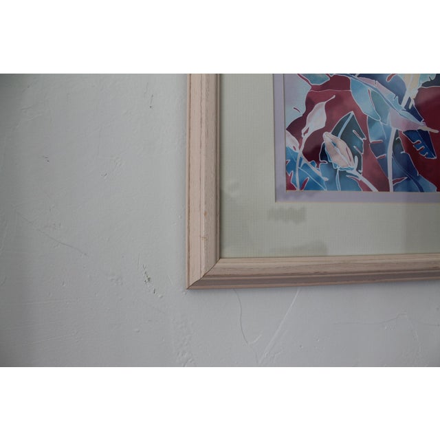 Framed and matted print titled "Jacmel Morning" by artist Jennifer Markes from 1985. Photos don't do this piece justice,...