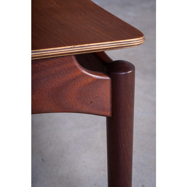 Teak Stool by Sigfred Omann for Ølholm Møbelfabrik, Denmark, 1950s For Sale - Image 6 of 8