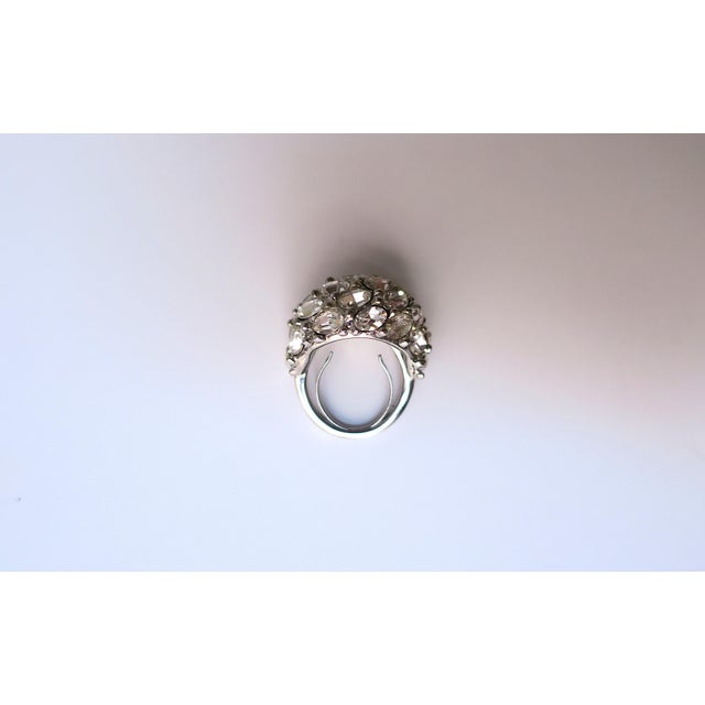 Kenneth Jay Lane Bombé Cocktail Ring, Circa 1990s, Size 6.5 For Sale - Image 13 of 14