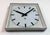 Large Grey Square Wall Clock from Pragotron, 1970s For Sale - Image 6 of 18