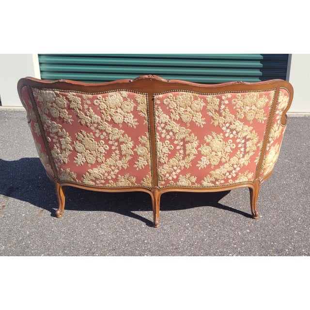 Lovely Fine Antique French Small Sofa Settee For Sale In Philadelphia - Image 6 of 9
