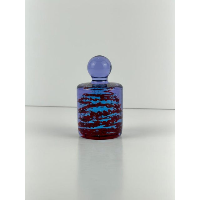 Neodymium Sommerso Murano Glass Paperweight from Fratelli Toso, Italy, 1960s For Sale - Image 9 of 10