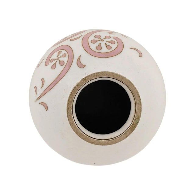 A refined Japanese cloisonné enamel vase attributed to the Ando school, dating to the late Meiji or early Taisho period,...