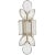 Kate Spade New York for Visual Comfort Signature Lloyd Large Jeweled Sconce in Nickel with Clear Crystal For Sale