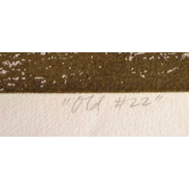 "Old 22" by Ted Thomas Original Limited Edition Etching on Paper Hand Signed & Titled by the artist Image Size: 17" x 24"...