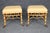 1950s Pair Regency Style Faux Bamboo Benches or Stools by Hickory Chair For Sale - Image 5 of 12