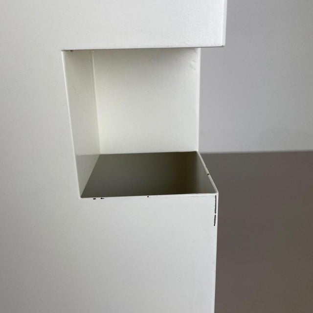 Pop Art Modernist Cubic Metal Umbrella Stand from Max Sauze, France, 1970s For Sale - Image 9 of 18
