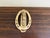 Mid-Century Modern Vintage Cast Brass Horse Head and Horseshoe Door Knocker For Sale - Image 3 of 10