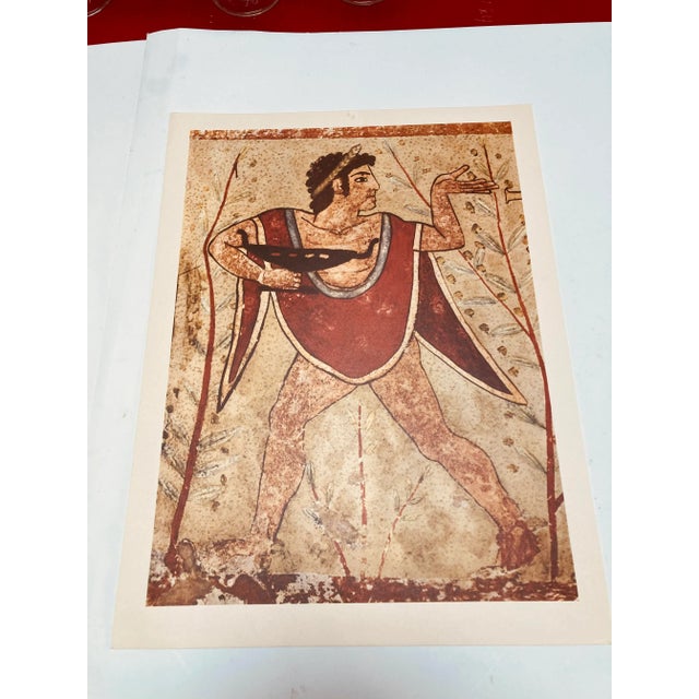 Figurative 1960s Italian Roman Male Figure Art Print For Sale - Image 3 of 3