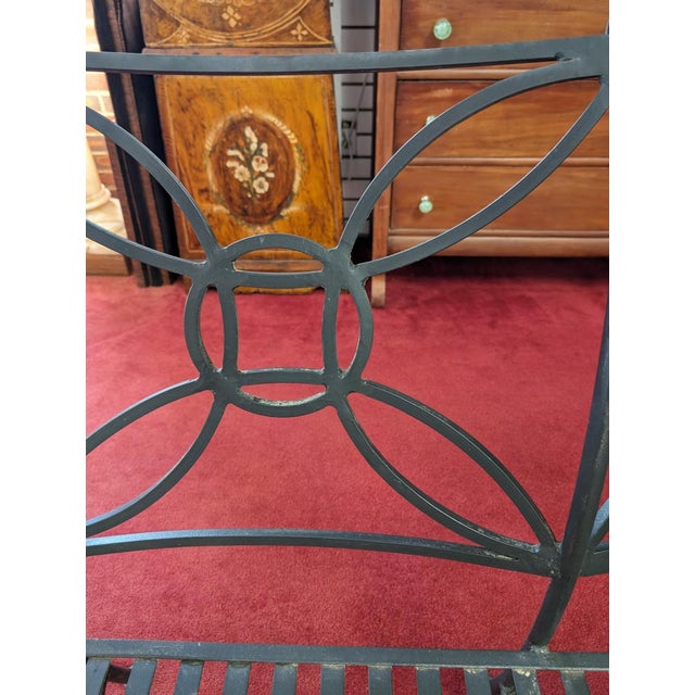 Summer Classics 4 Piece Wrought Iron Outdoor Seating Set Brand: Summer Classics Item/s Included: Sofa, Armchair, Glass Top...