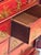 19th Century Red Chinoiserie Painted Cabinet on Stand For Sale - Image 9 of 13