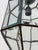 Metal Octagonal Chandelier Lantern in Brass and Beveled Glass in the style of Adolf Loos, 1960 For Sale - Image 7 of 13