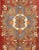 Mid 20th Century Large Turkish Vintage Oushak Rug With Medallions in Red, Taupe, Olive and Gray For Sale - Image 4 of 7