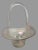 Mid 20th Century Antique 12" Steuben Verre De Soie Art Glass Basket For Sale - Image 5 of 12
