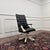 Wood Large Classic English White Chesterfield Office Chair For Sale - Image 7 of 8