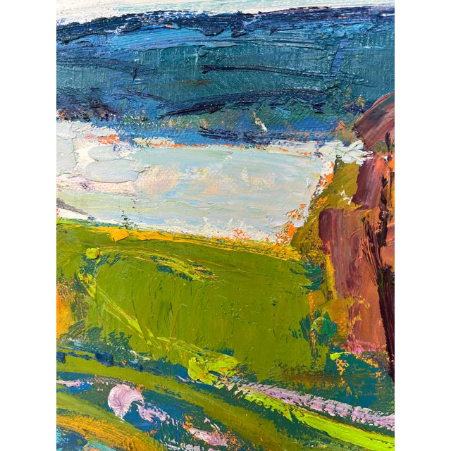 Impressionistic Landscape Original Oil Painting For Sale - Image 9 of 12