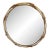 1930s Round French Rococo Style Giltwood Wall Mirror For Sale