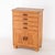 Small Carved Wood Chest of Drawers, 1980s For Sale - Image 9 of 18
