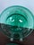 1960s Hand Blown Green Glass Plates- Set of 6 For Sale - Image 4 of 5