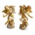 Rare Pair of Vintage Italian Fontinini Rococo Cherub Putti Candle/Taper Holders For Sale