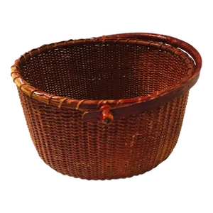 1993 Nantucket Basket with Inlaid Penny, Dated
