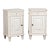 Early 20th Century Swedish White Nightstands, Pair For Sale