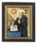São Bento, Religious Scene with Saint Benedict, 18th Century, Painting on Glass For Sale