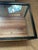 Industrial Custom Made Metal and Chicken Wire Glass Coffee Table on Casters For Sale - Image 4 of 10