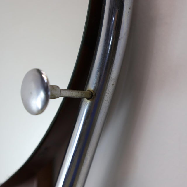 Mexican Chromed Mirror Bauhaus Style. For Sale - Image 3 of 18