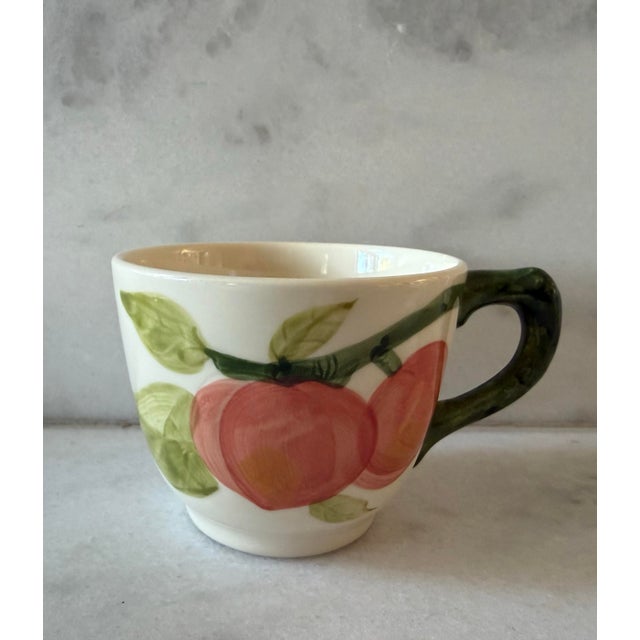 Mid 20th Century Vintage Franciscan "Fresh Fruit" Coffee Cups - Set of 4 For Sale - Image 5 of 9