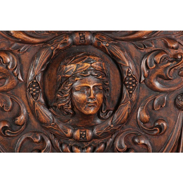 Antique Historicism Cabinet with Lions, 1900s For Sale - Image 12 of 18