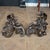 Pair Bronze and Iron, Fireplace Decorations For Sale - Image 6 of 7