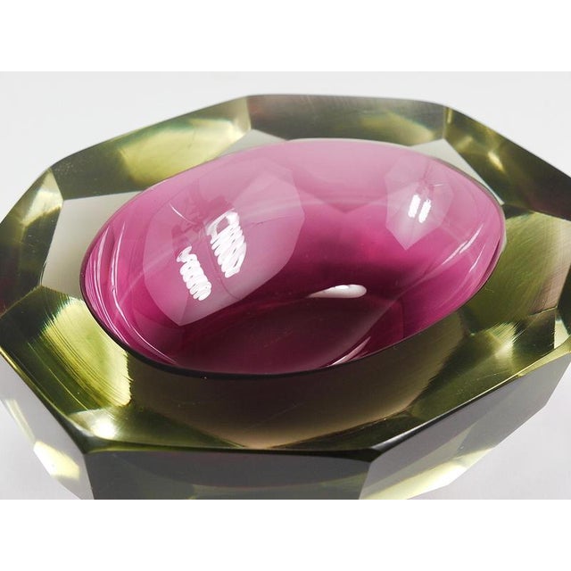 Caviar Murano Glass Diamond Bowl from Seguso, 1960s For Sale - Image 13 of 16